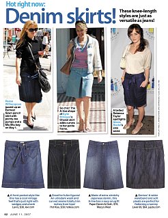 Trend Alert: Easy Breezy Denim Skirts